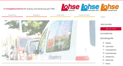 Desktop Screenshot of lohse-gmbh.com