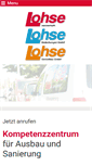 Mobile Screenshot of lohse-gmbh.com